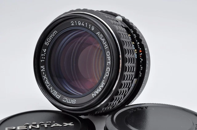 [ près De Mint ] Asahi SMC Pentax-M 50mm F1.4 Mf Objectif K Support Japon #0606