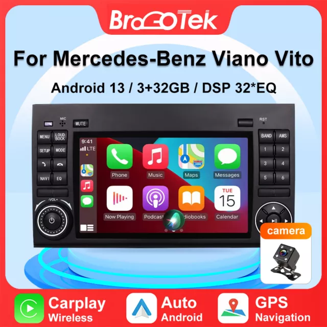 DAB+Mercedes Benz A B Class Vito Viano Sprinter Car Radio 4G+ Stereo GPS Sat Nav