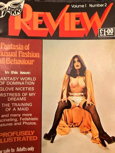 Vintage Bizarre Rezension Gummi Latex Femdom Magazin Vol 1 No 2 Komplett Sehr Guter Zustand