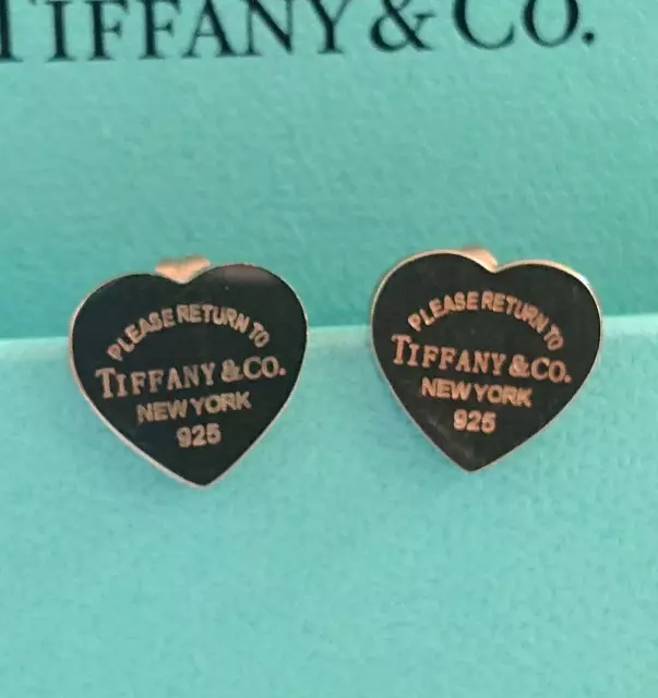 Tiffany & Co. Return To Tiffany Mini Heart Earrings No Box