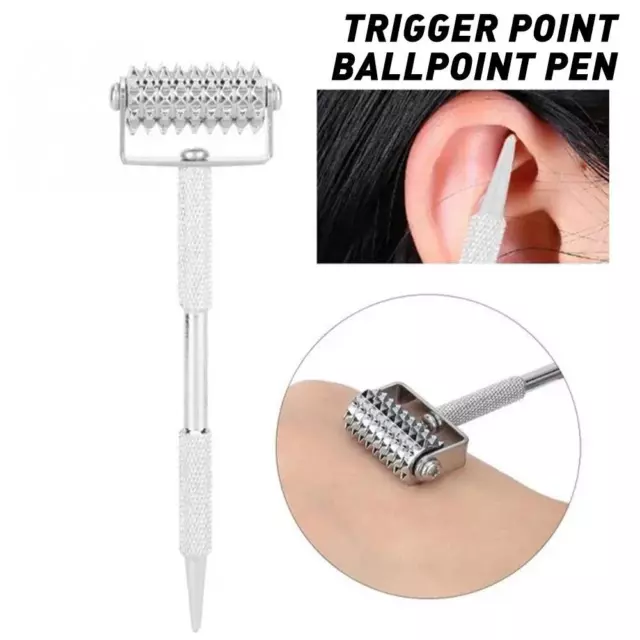 Trigger Point Roller Pen Meridian Reflexology Massaging Probe Gau Auricular A0A2
