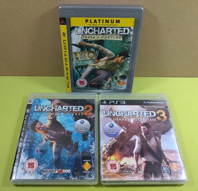 PS3 UNCHARTED COLLECTION TRILOGIA completa Sony originale UK PAL OTTIME