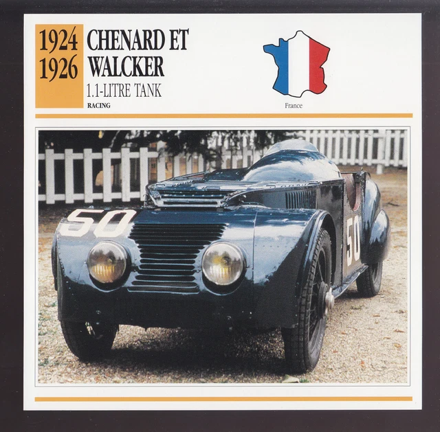 TECHNI-FRANCE 1/43 Chenard Et Walcker Tank 1924 – Kit Rare Laiton/résine, Série Limitée N°42/70