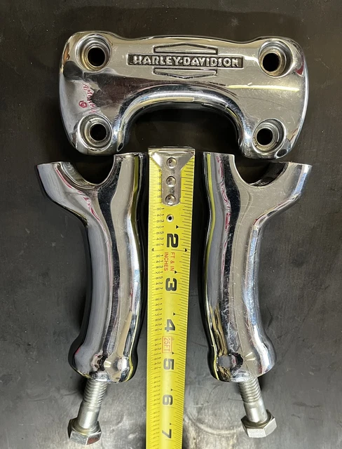 Harley 1" Handlebar 4.5" Chrome Risers 1" Pullback 55903-05