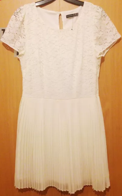 New Female Girls Lace Dress - Atmosphere - Size 12 - White