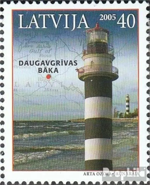 Lettland 645A (kompl.Ausg.) postfrisch 2005 Leuchtturm