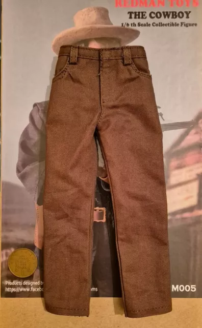 REDMAN Toys The Cowboy RM005 Brown Pants loose 1/6th scale