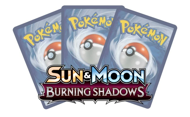Brennende Schatten Pokémonkarten Nintendo 2017