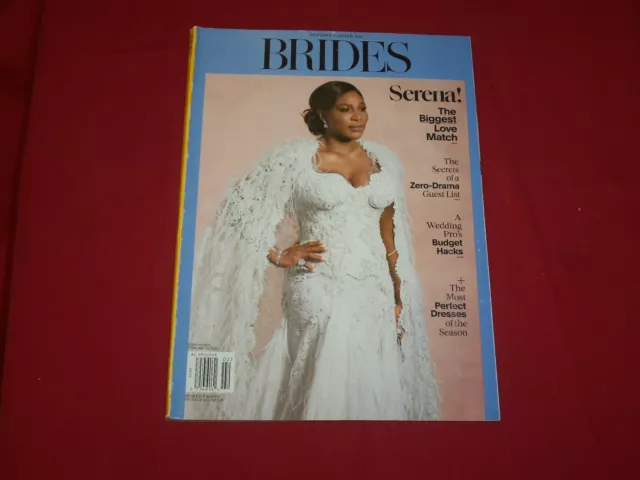 2018 February/March Brides Magazine - Serena Williams Front Cover - Pb 2889
