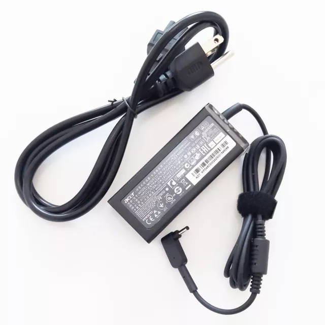 Cable de fuente de alimentación genuino para adaptador de CA 45W Acer Aspire V3-371-57JZ de 45 W