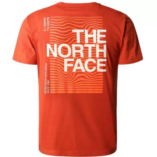 The North Face T-Shirt da Uomo Foundation Graphic Bronzo Taglia L Codice 55EF...