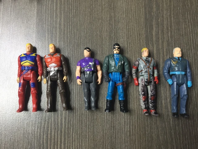 Lot De 6 Figurines Mask (incomplètes) - Vintage - Pour Collection Ou Pièces