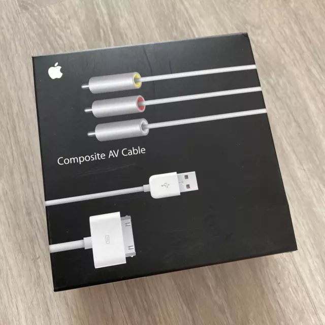 Apple Composite AV câble Officiel MB129ZA/A 2