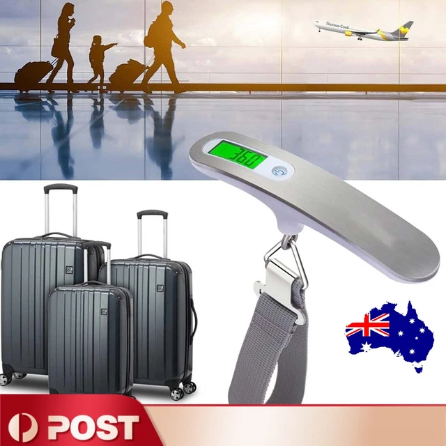 Portable Electronic Digital  Luggage Scale Weighing 50 KG Travel AU