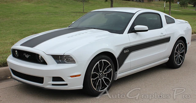 GT BOSS 302 Flight Stripes Decals Hood Sides 3M Vinyl Graphics 2013 2014 Mustang