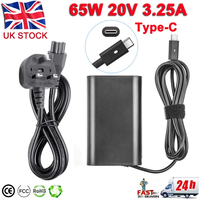 Caricabatterie Laptop Adattatore CA USB-C Tipo C Per Dell