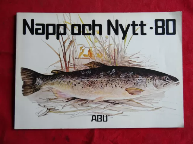 VINTAGE ABU FISHING Combo's 1980s Brochure Advertising Leaflet