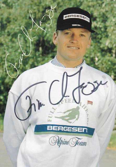 SKI ALPIN FINN Christian JAGGE (+NOR) orig.Autogramm AK OLYMPIASIEGER