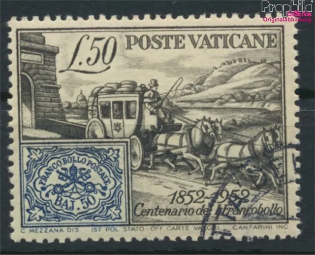 Briefmarken Vatikanstadt 1952 Mi 188C (kompl.Ausg.) gestempelt(9368252