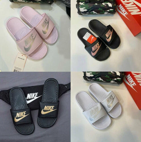 Womens Mens Sandals Slippers Benassi Sliders Summer JDI Pool Flip Flops UK