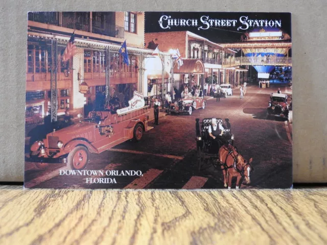 Transportation~Church Street Station~Downtown Orlando FL~Continental  Postcard