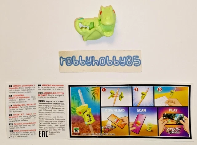 Serie Completa De Personajes Super Mario De Kinder Joy - DV548 A DV550, Más 6 Huevos Kinder, Edición 2020