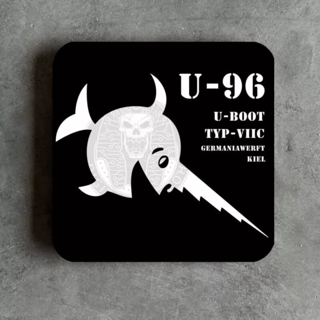 Das Boot Laughing Sawfish U-96 dessous de Verre WW2 Film Inspiré