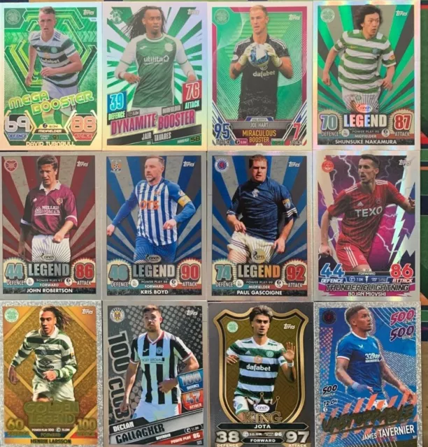 SPFL Match Attax 2022/23  GOLDEN LEGEND Booster THUNDER Kings 100 UNSTOPPABLE