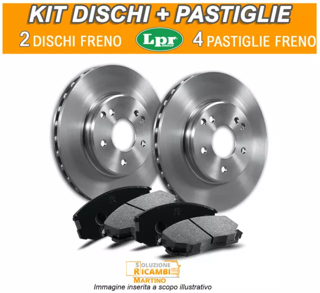 Kit Dischi e Pastiglie Freni ANTERIORI Opel MerIVa 1.7 74 KW 100 CV