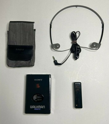 SONY WALKMAN WM-109 avec télécommande/Casque 1987 Personal 掘り出し物を検索。 1987 WM-F109 AM/FM ポータブルプレーヤー