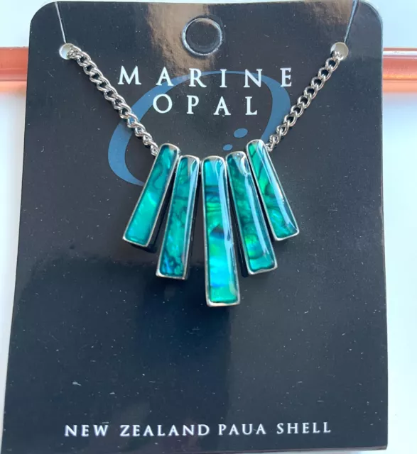 Marine opal necklace sale