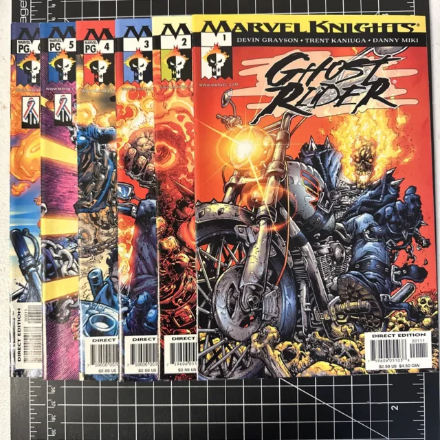 Ghost Rider #1-6 Complete SET Marvel Knights 2001 High Grade B27