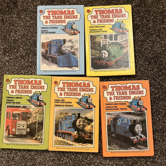 THOMAS THE TANK Engine & Friends 5 Ladybird Books Vintage Kids Books ...