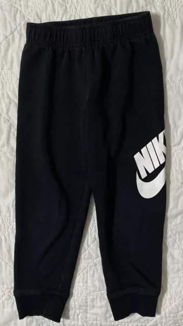 Youth Nike Fleece Jogger Pant, Large (7), Black - Cotton Blend