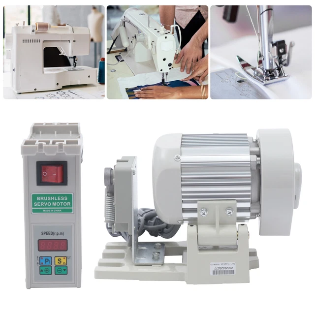 Electronic Brushless Sewing Machine Servo DC Motor Kit Adjustable 110V 600W New