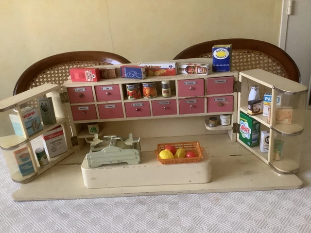 Épicerie Ancienne Jouet - Set De Jeu D’imitation Vintage Pour Enfant