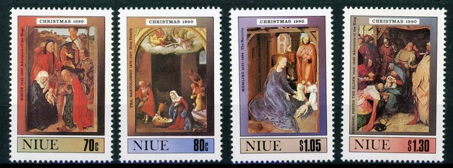 Niue 767-70 postfrisch Weihnachten #IJ189