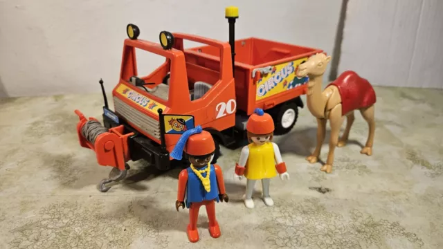 Playmobil 3452 Zirkus Circus roter  Truck LKW mit Kamel & 2 Figuren