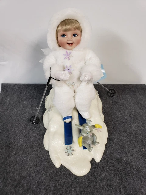 Ashton Drake Snowbaby doll Slip Slidin 1995 Titus Tomescu Skiing