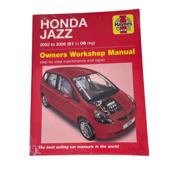Honda Jazz Haynes Werkstatthandbuch 2002 - 2008 51 - 08 Reg Neu Versiegelt Taschenbuch