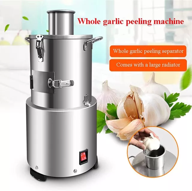 220V Commercial Garlic Peeling Machine Household Electric Garlic Peeler 15kg/h 3