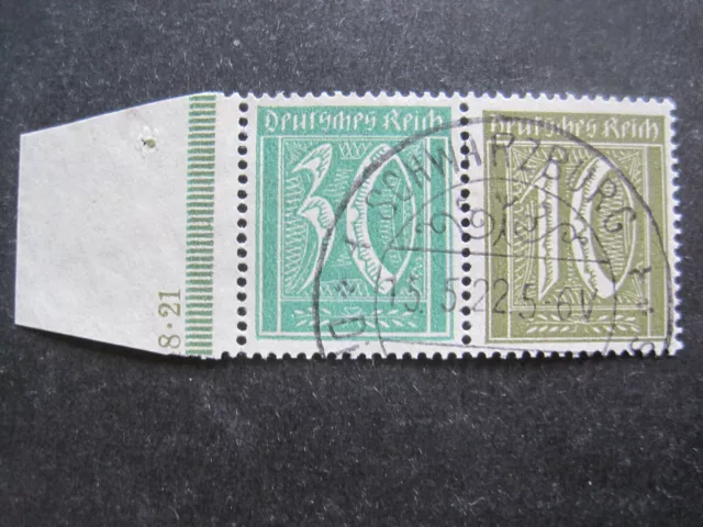 Deutsches Reich   MiNr. W 19  gestempelt  (AA 983)