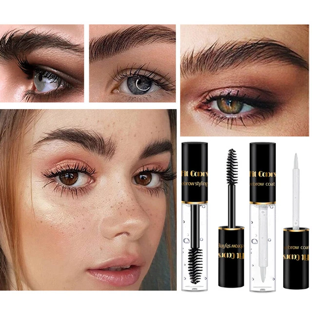 Cejas Estilo Gel Maquillaje Fix Pegamento Formas Cepillo Cejas Resistente al Agua F+ ☀