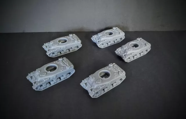 Flames of War British Kangaroo APC Platoon lot X5 resin 1/100th FOW
