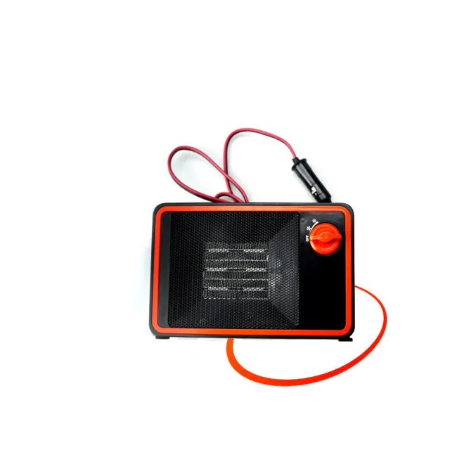 24V Car Heater 350W Portable Fan Heater Defrost Defogger Adjustable Thermostat
