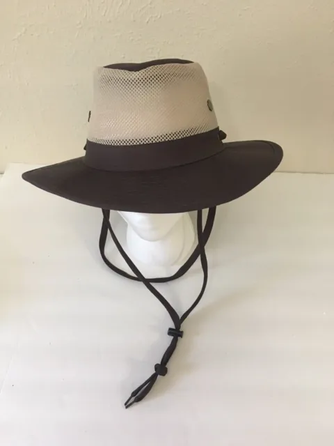 MAGELLAN OUTDOORS MEN'S Canvas Safari Hat, Brown, Medium - New