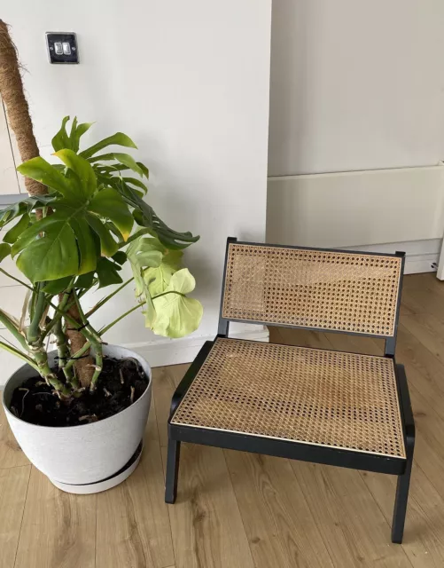 H&M Rattan Low Japandi Accent Chair