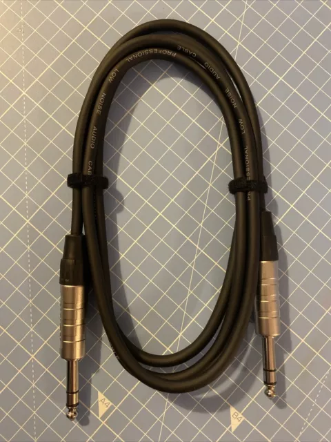 REAN by Neutrik Stereo Jack Cable 6.35mm / 1/4" Jack TRS balanced Cable