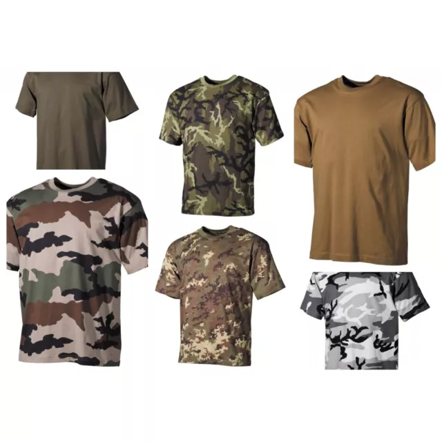 US Tarn T-Shirt halbarm camouflage Militär Bundeswehr Shirt Army Tarnshirt NEU