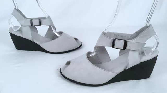 NEW!! Arche 'Egwaro' Wedge Sandal - Snow- Size 10 US/ 41 EU - $395  (P59)